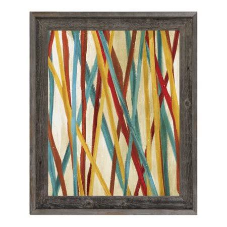 Click Wall Art Pick Up Sticks Framed Painting Print on Canvas, Yellow SGL9_O7QZB70