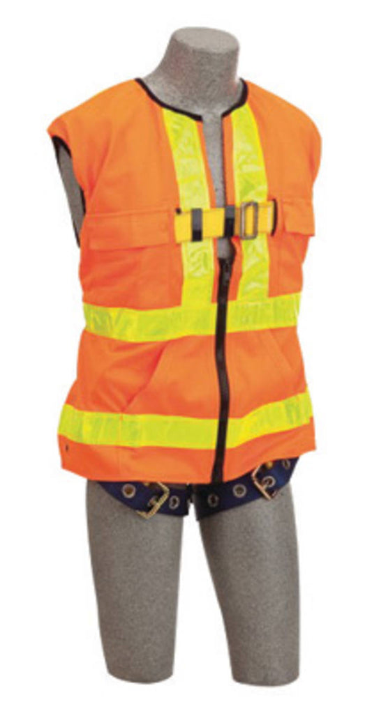 DBI Sala Delta Vest Hi-Vis Reflective Workvest Harness Orange 1107405 FIE7_P9KPV52