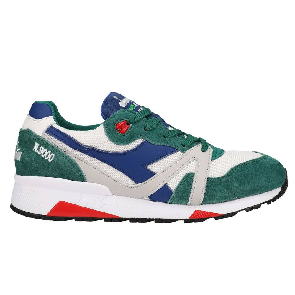 Diadora N9000 H Mesh italia Lace Up Sneakers Blue,Green,Off White- Mens- Size 8.5 D FGK0_X3QNQ92