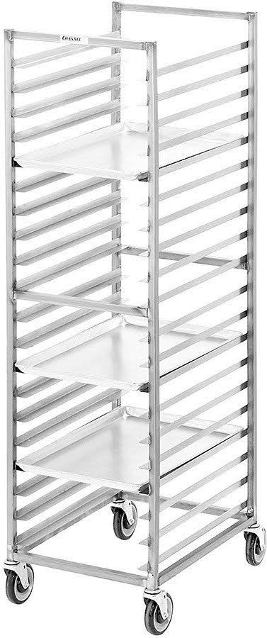 Channel Manufacturing Oven Racks Finish: Stainless Steel, Size: 70.25x22 H x 28.5x22 W x 18x22 D, 4x22 Spacing (15 Pan) 412S NGI4_N3YSY74