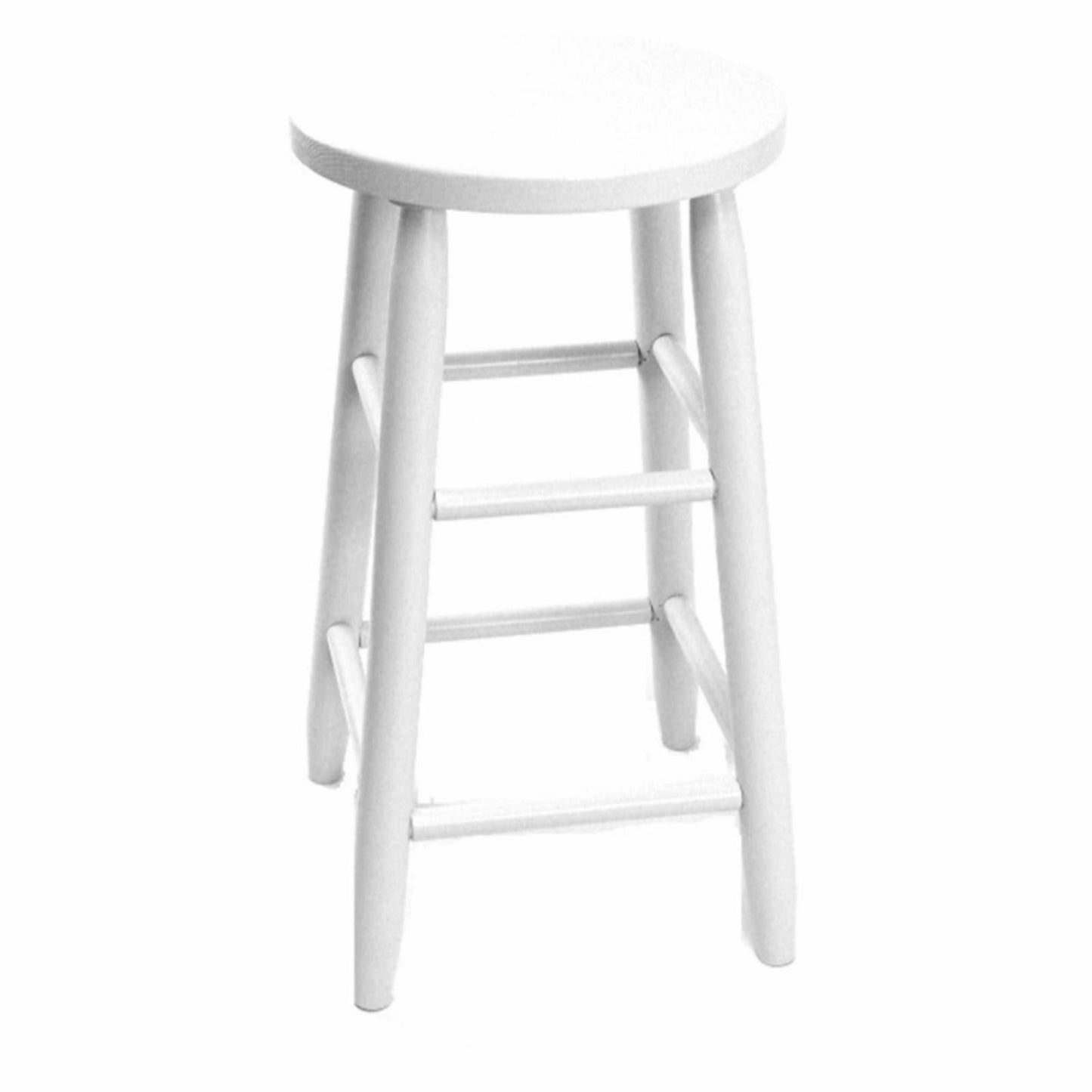 Dixie Seating Garland Wood Round Counter Stool NO. 1524 White, Size: One Size UXS8_B4IDW58