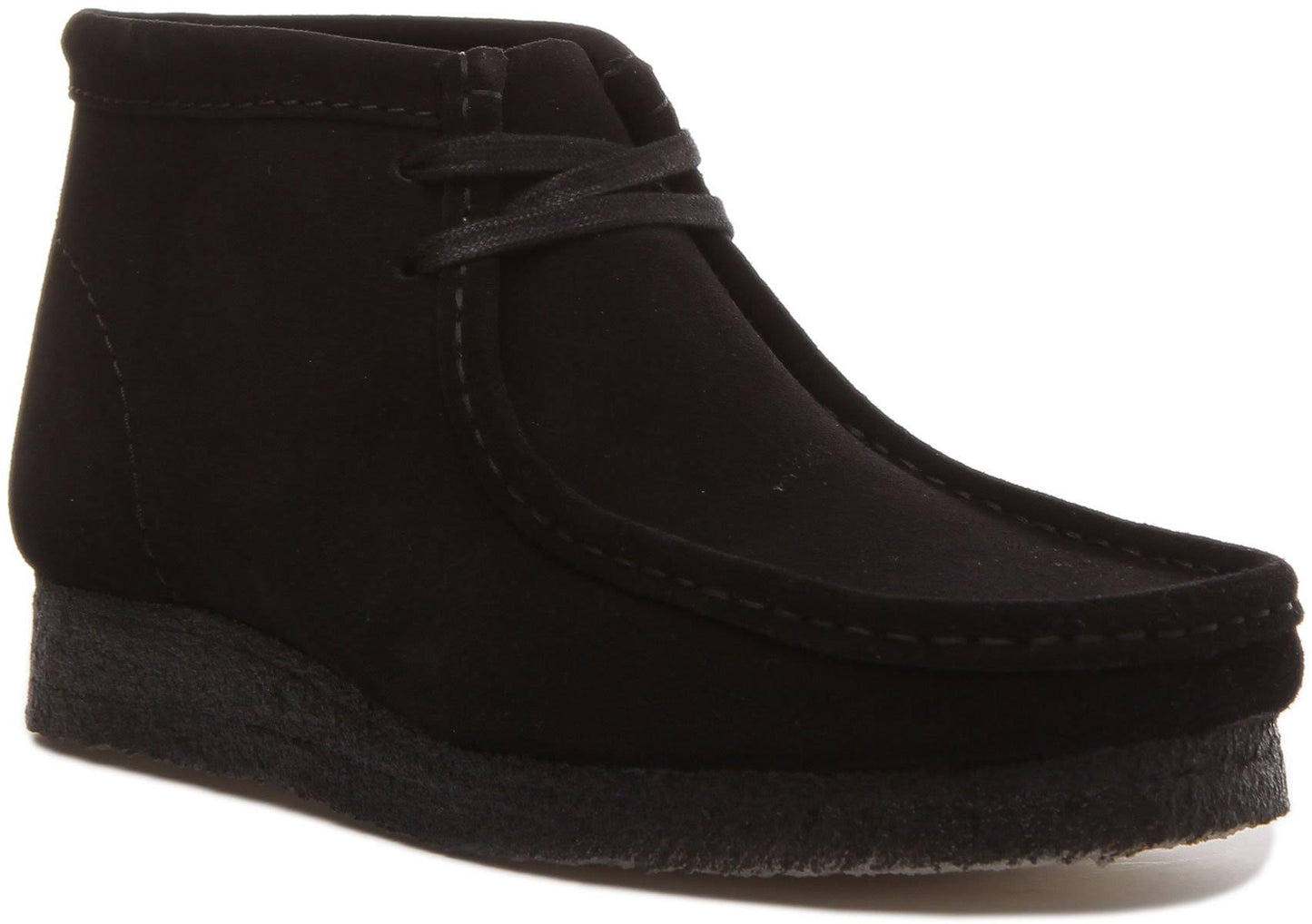 Clarks Originals Wallabee Boot Black Suede IND7_L0GLY08