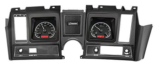 Dakota Digital 69 Chevy Camaro Instruments Analog Dash Gauges Black Alloy Red VHX-69C-CAM-K-R PDM2_S3LVW41