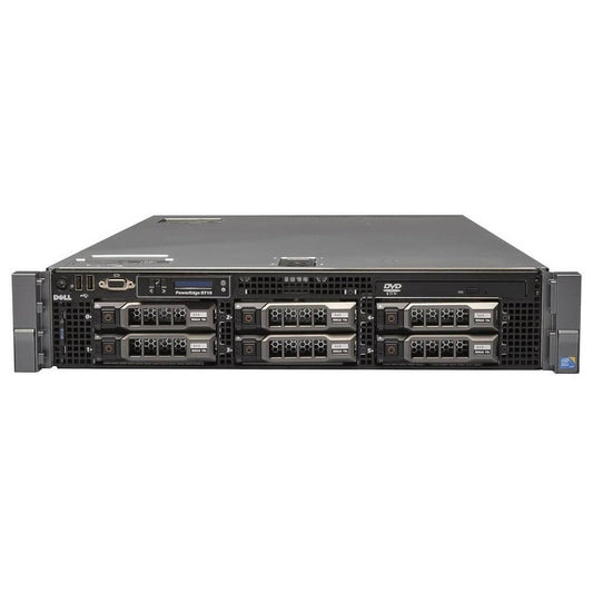 Dell PowerEdge R710 LFF 2x E5620 Quad Core 2.4GHz 36GB 3X 146GB 15K H7 PFQ1_J3WYT91