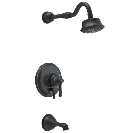 Danze D512157TC Opulence 2.0 GPM Tub and Shower Trim Kit - Satin Black YIY2_V0SHH07