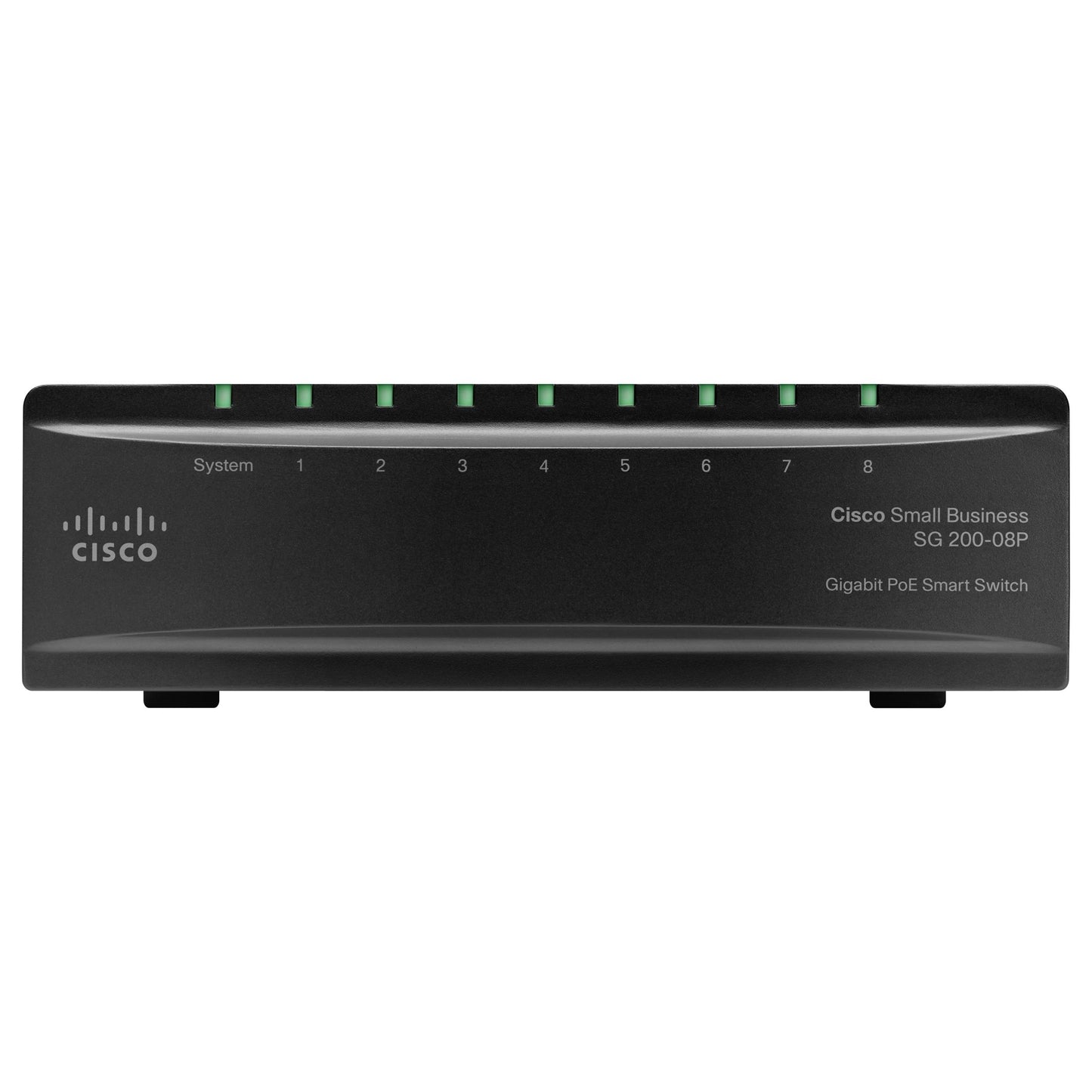 Cisco SG200-08P (SLM2008PT-NA) 8-Port Gigabit PoE Smart Switch ZOQ6_O9ILS77