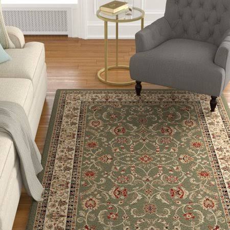 Charlton Home Choice Keshan Sage Green/Beige Area Rug TTY6_W2SGP61