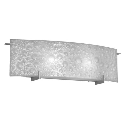 Dainolite 2 Light Vanity Fixture, Frosted Bubble Glass - V35-2w-sc IQQ6_P9XQN46