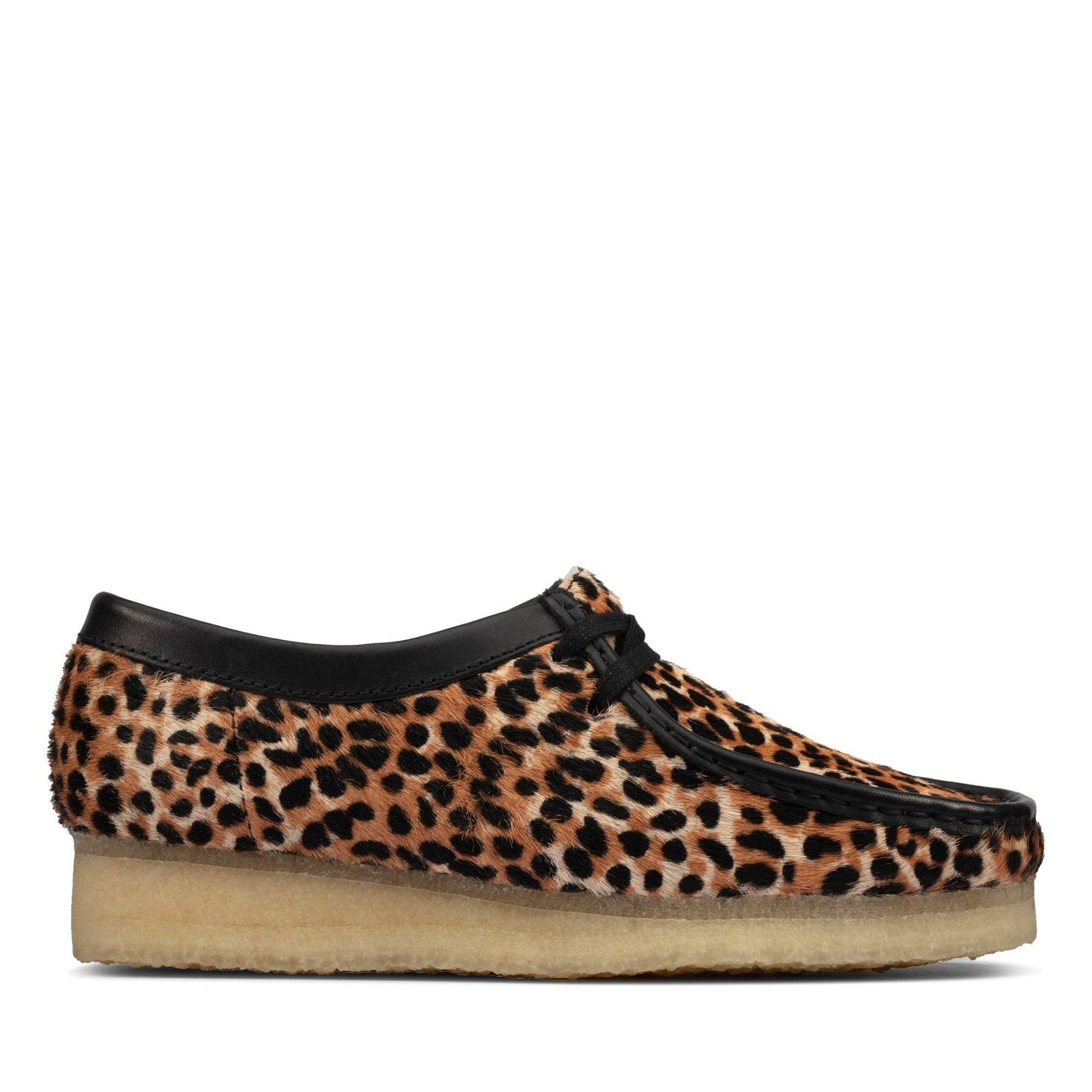 Clarks Womens Wallabee &Leopard Print& 6.5W FAY1_T0TLE64