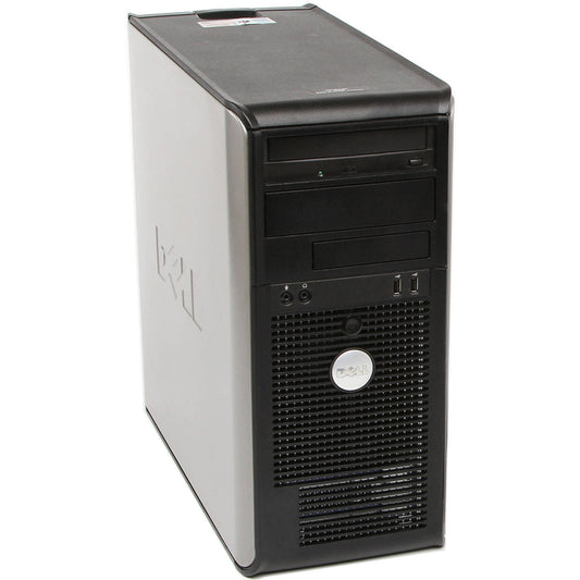 Dell Optiplex Tower Computer Windows 10 or Windows XP Keyboard Mouse Windows XP Pro - Intel Core 2 Duo 2.8 - 3.2 GHz / 4GB / 1TB HFP7_H9MJD66