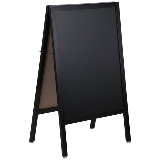 Choice A-Frame Chalkboard Sidewalk Sign - Black Wood - 25x22 x 42x22 PBK2_Z5DCJ10