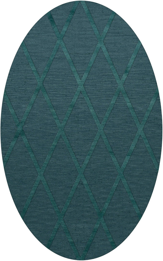 Dalyn Teal 4& x 6& DV11 Rug Dover Transitional Oval EGN9_P9MIL77