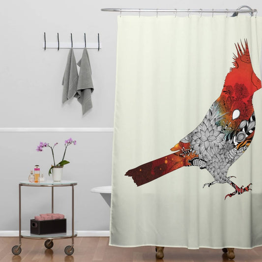 Deny Designs Iveta Abolina Floral 1 Shower Curtain - Multi QSY0_B9LCJ13