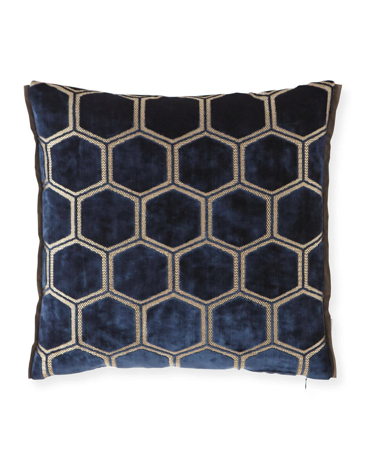 Designers Guild Manipur Azure Pillow, Midnight QUC1_J1NJX89