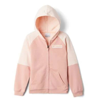 Columbia Kids& Columbia Branded French Terry Full Zip Hoodie - M - Pink EKL8_R5OUV94