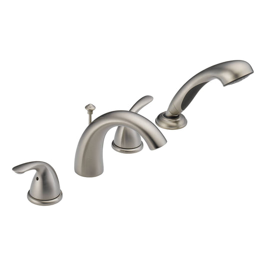 Delta T4705-SS Classic Roman Tub Trim with Hand Shower Stainless HHG7_P4GIW24