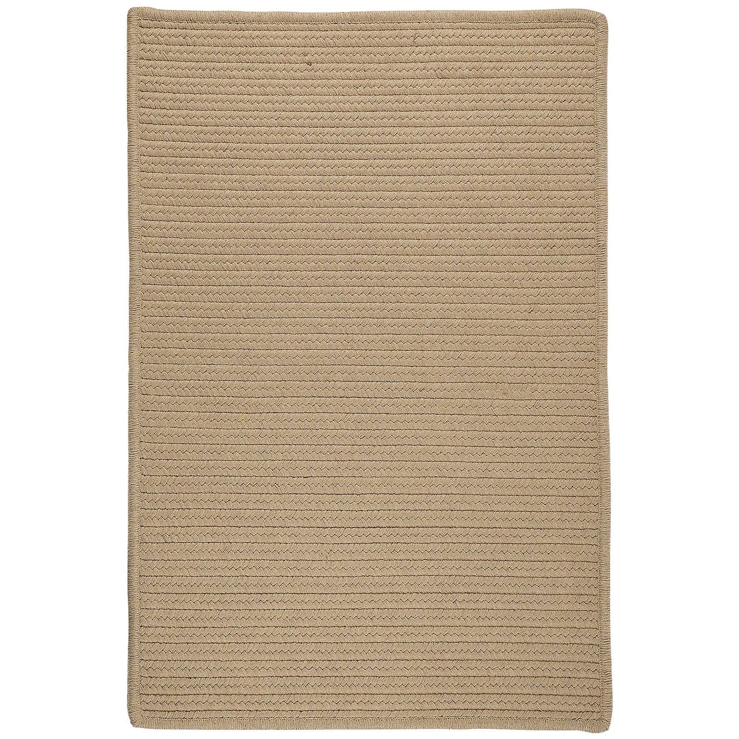 Colonial Mills Sunbrella Solid LS11 Wheat 3 x 5 Area Rug TVO5_C2ZEO13