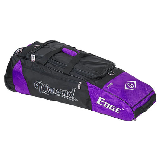 Diamond Edge Wheeled Bat Bag - Purple TRS9_A6UXX46