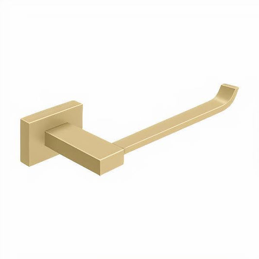 Deltana 55D2001-4 Toilet Paper Holder Single Post, 55D Series, Brushed Brass QCJ2_P6ASG57