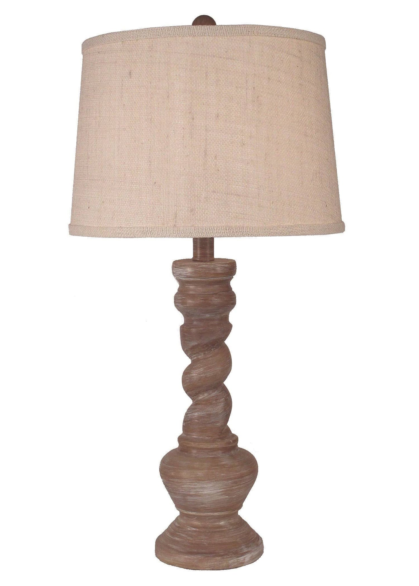 Coast Lamp Manufacturer 16 B21E Sandalwood Country Twist Table Lamp TTX6_T9WFG21