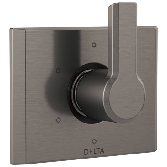 Delta Faucets T11999-KS-PR Pivotal 6-Setting 3-Port Diverter Trim in Lumicoat Black Stainless AMI3_I3TLK81