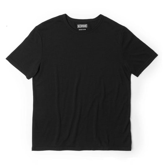 Chrome Industries - Merino Short Sleeve Tee Size - XXL - Black QAS6_E4FMK35