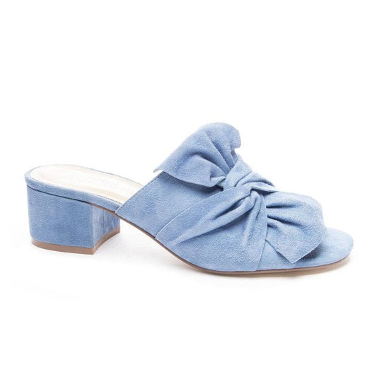 Chinese Laundry Womens Marlowe Suede Slide Blue 8.0 UBY3_K2TZL16