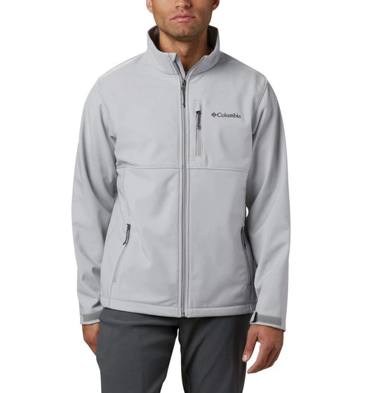 Columbia Mens Ascender Softshell Jacket - Tall - XLT - Grey GEW1_R3KMK52