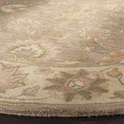 Charlton Home Cranmore Brown/Ivory Area Rug Color: Brown / Ivory, Rug Size: Oval 7&6x22 x 9&6x22 ICP3_N1CJF64