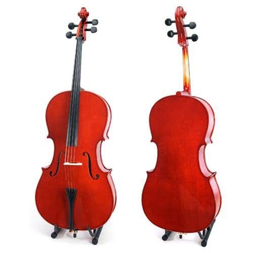 Cecilio Cco-100 Student Cello with Soft Case Stand Bow Rosin Bridge and Extra Set of Strings Size 3/4 PBS8_B5GKB68