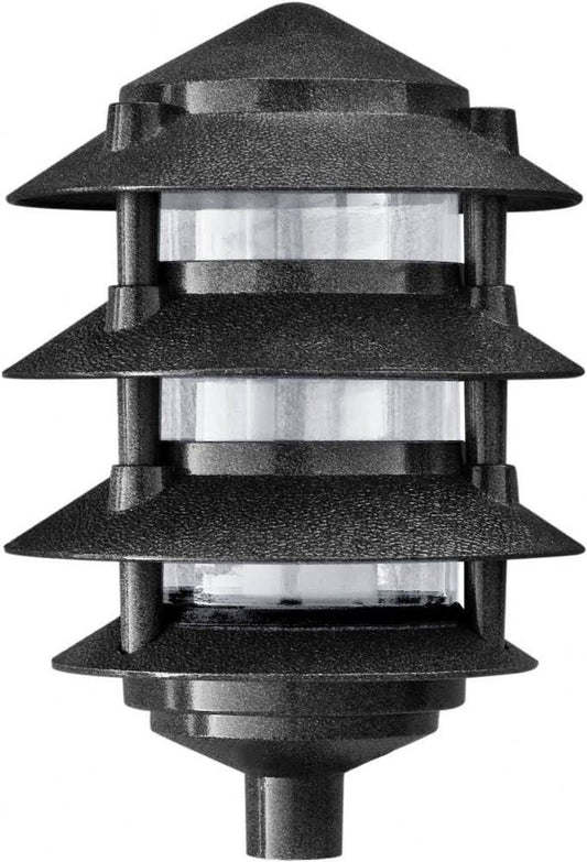 Dabmar Lighting D5405 LED6 B 6 x 3 in 6W 120V Filament LED Four Tier Pagoda Light Black NBK3_J6NRZ17