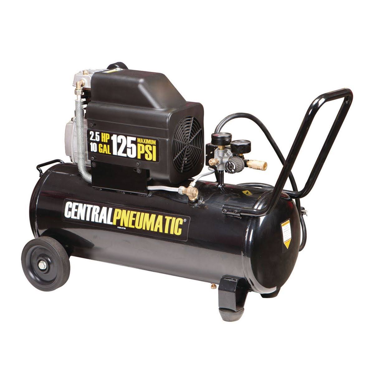 Central Pneumatic 10 Gallon 2.5 HP 125 PSI Oil Lube Air Compressor PCP7_B0PJI07