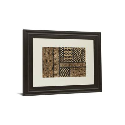 Classy Art Wholesalers Kuba Abstract by Sue Schlabach Framed Graphic Art, Black HJF6_Y2PKZ68