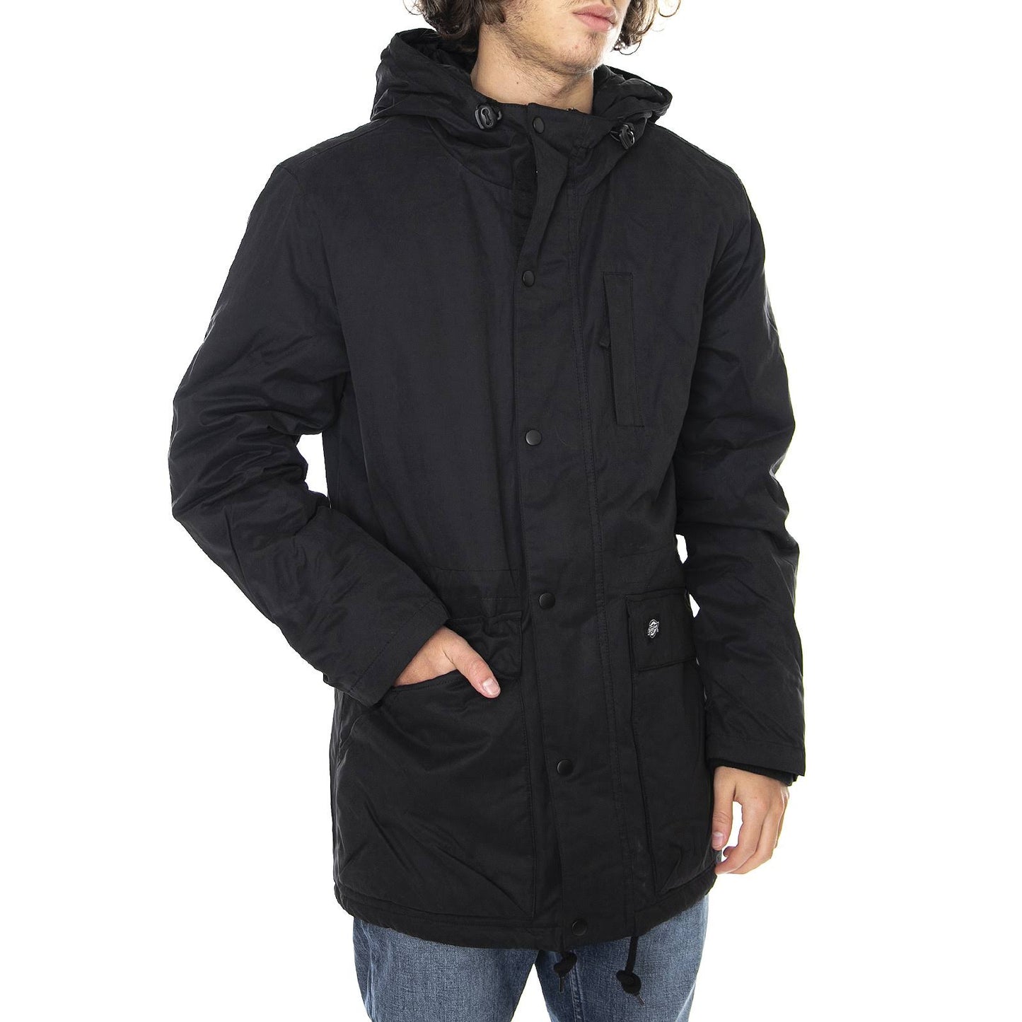 Dickies Olla Fishtail Parka - Black - M - Men VWQ7_N6XVZ06