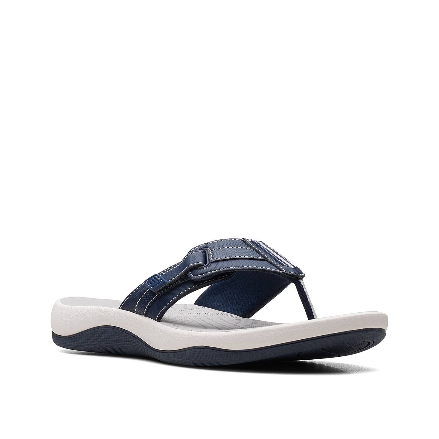 Cloudsteppers by Clarks Sunmaze Daisy Sandal | Womens | Navy | Size 6 | Sandals | Flip Flop | Footbed KCM5_Z3ZYC71