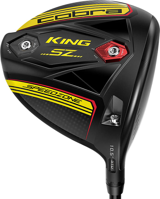 Cobra King Speedzone Driver – Black/Yellow, Left Hand, Mens MPW8_Z1RWZ76