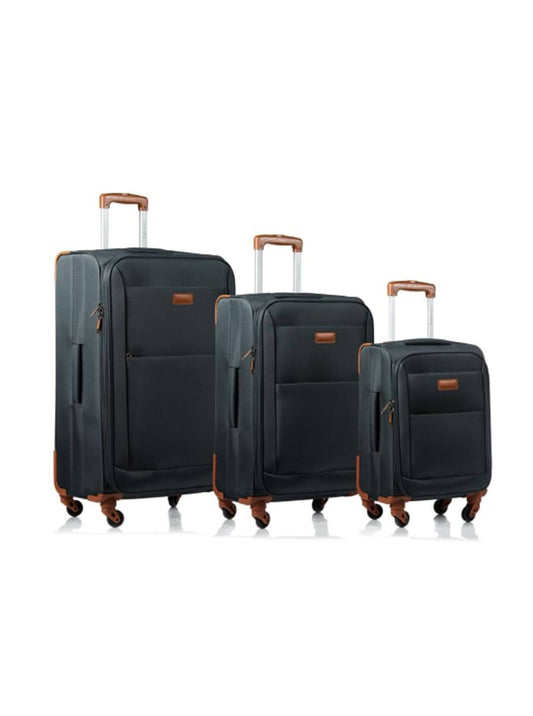 Champs | 3-Piece Classic Softside Luggage Set | Grey UNJ2_D1XMV81