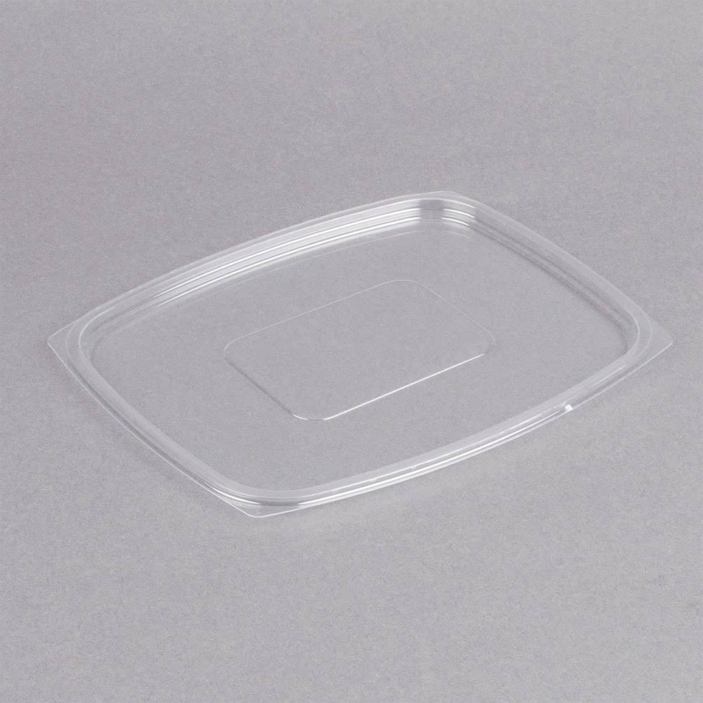 Dart C64DLR ClearPac Clear Snap-On Flat Lid for 30, 48, and 64 oz. Plastic Containers - 252/Case JHQ1_M9UNR89