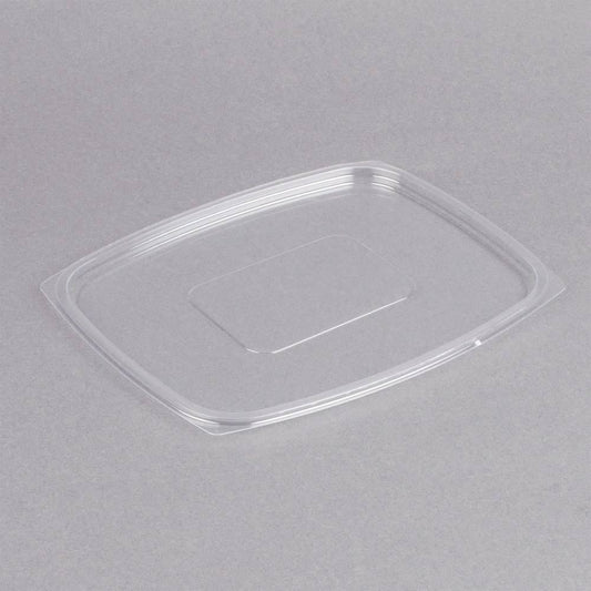 Dart C64DLR ClearPac Clear Snap-On Flat Lid for 30, 48, and 64 oz. Plastic Containers - 252/Case JHQ1_M9UNR89