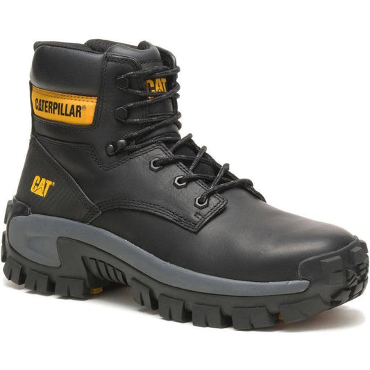 Cat Invader Hi Steel Toe Boots, Mens Black FCC9_S0MRF08