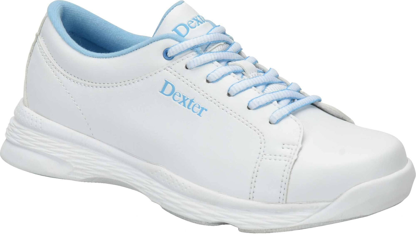 Dexter Raquel V White Blue Wide Womens Bowling Shoes 8 RRZ5_X9MEF76