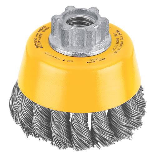 DeWalt DW4916 Knotted Wire Cup Brush 4 - 25 Pak JRA6_W6UDS60