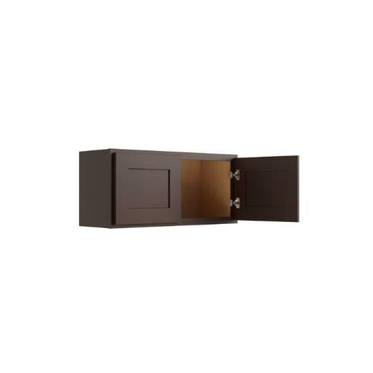 CNC Cabinetry 33x22 W x 12x22 H Wall Cabinet, Luxor Espresso SUN0_B0JLF01