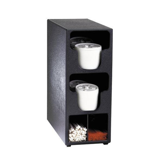 Dispense-Rite TLO-2BT Lid Straw Organizer 2 Section ZQC5_U4PZU47