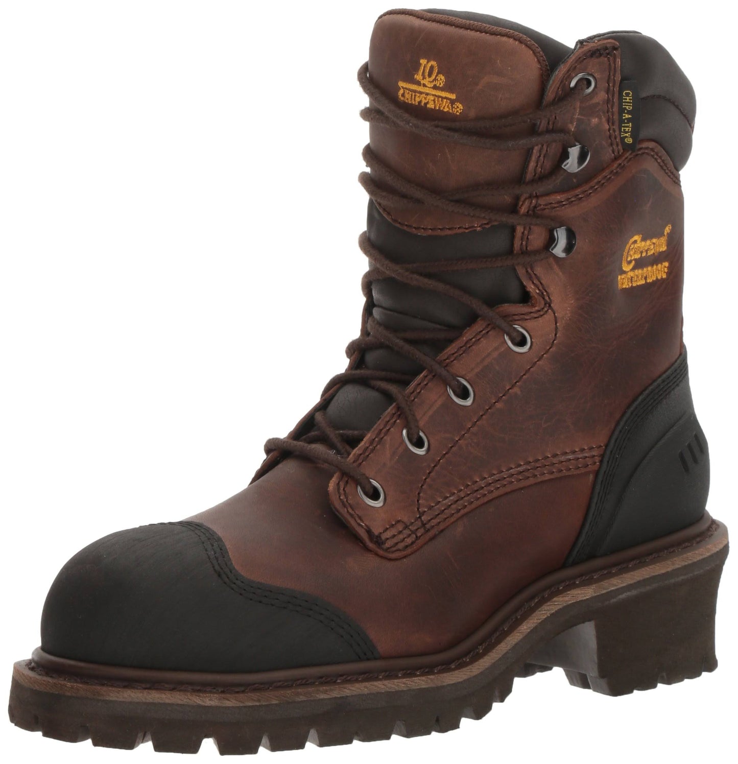 Chippewa Mens 8-Inch Waterproof Composite Toe Logger Boots VZD8_Y4HGC71