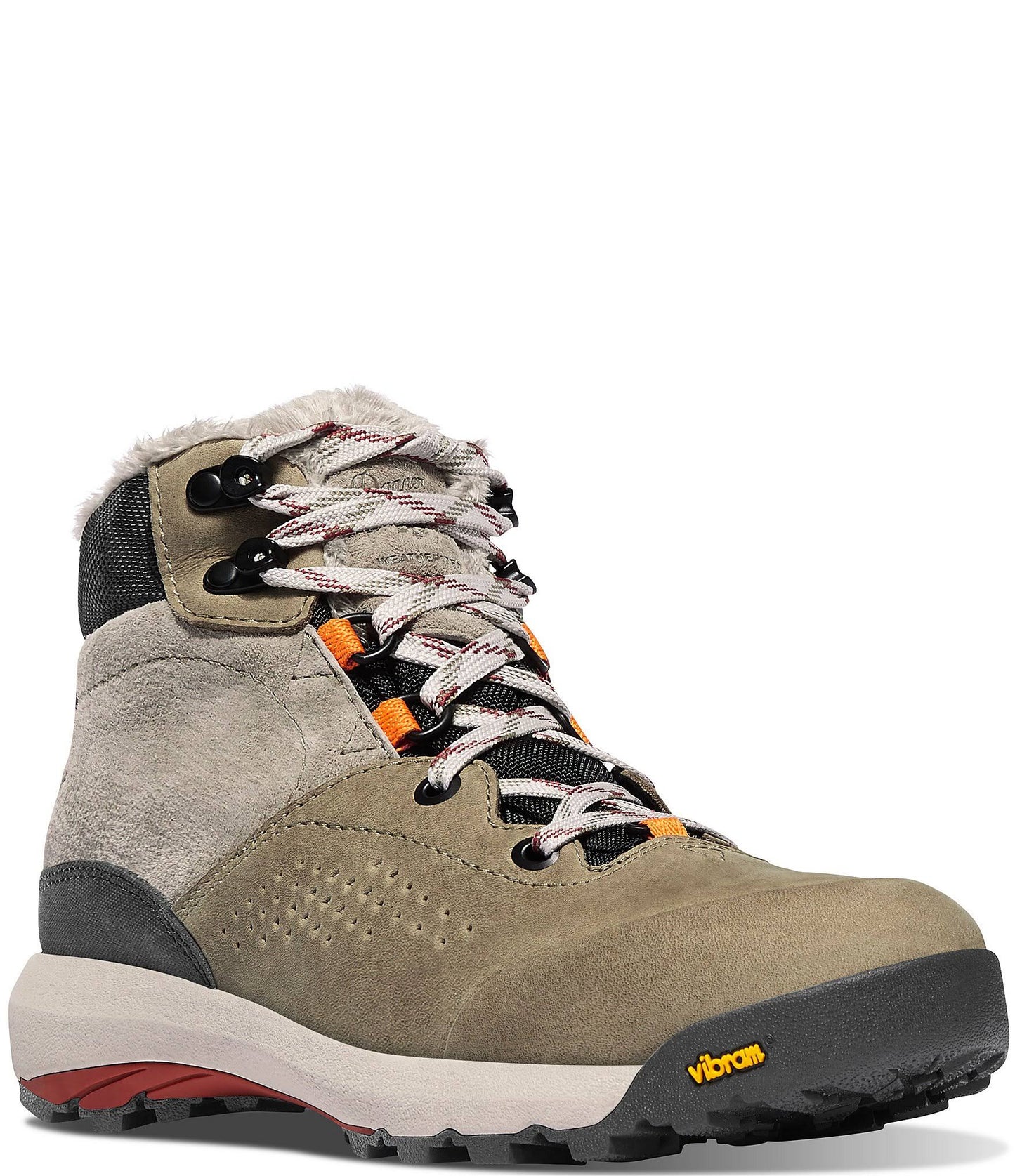 Danner Womens Inquire Mid Boot - 10.5 - Hazelwood/Tangerine/Red RJC2_G6LXG89