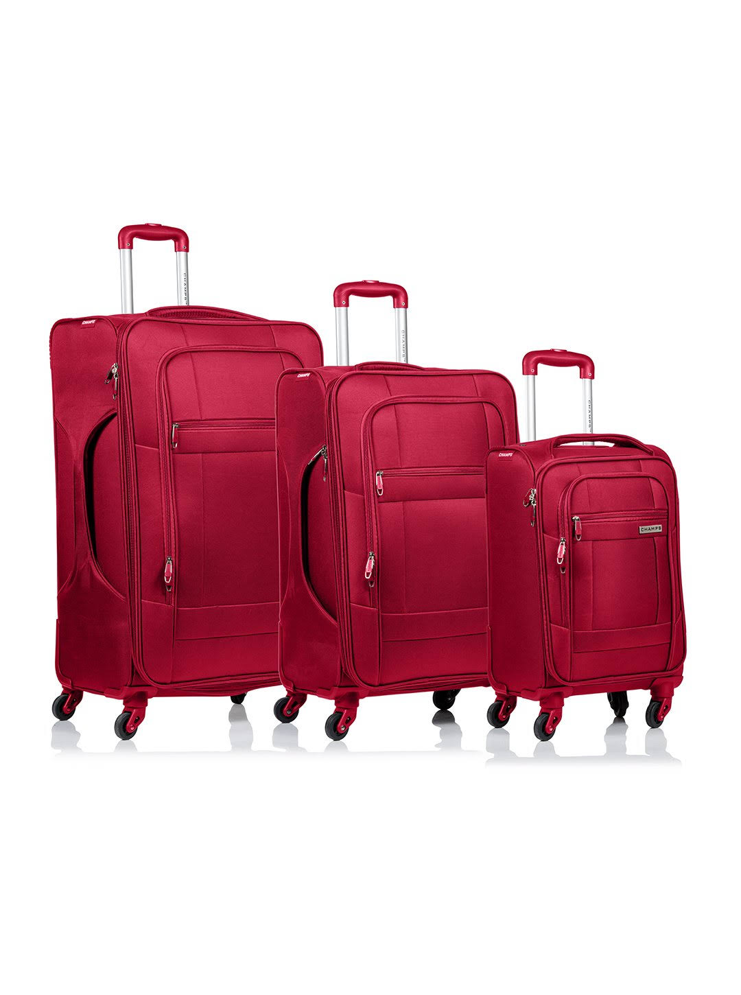 Champs | 3-Piece Pacific Softside Luggage Set | Red LAI8_H6LWY42