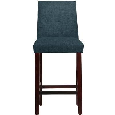 Cyrus Upholstered Bar Counter Stool Darby Home Co Upholstery: Blue, Seat Height: Bar Stool (31x22 Seat Height) WCO0_D9VVF84