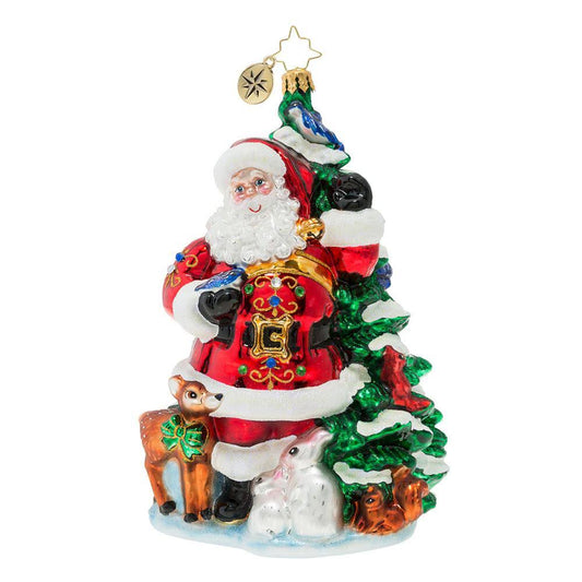 Christopher Radko Santa&s Menagerie of Friends Ornament JDL0_H3FBD74